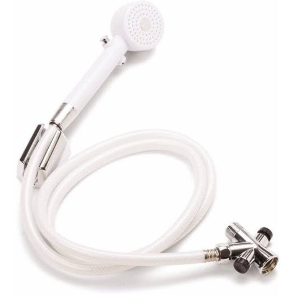 Brand New Medline Handheld Shower Head, 6.5 ft. Hose, White.